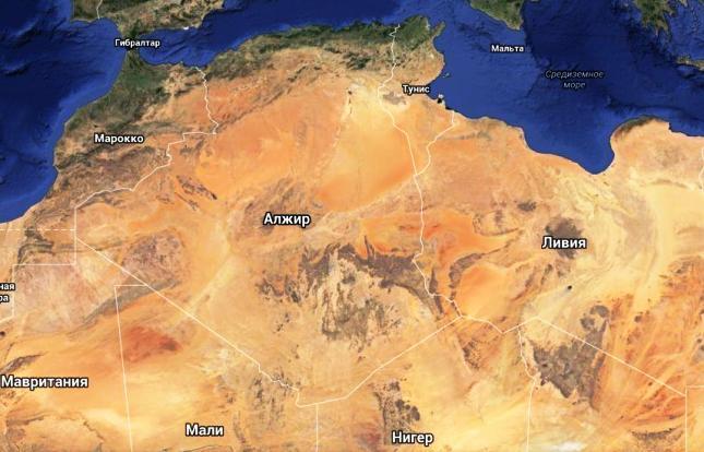 География Алжира