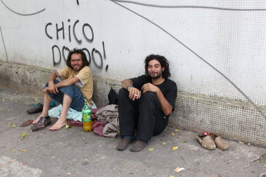 Бездомные в Сан-Паулу