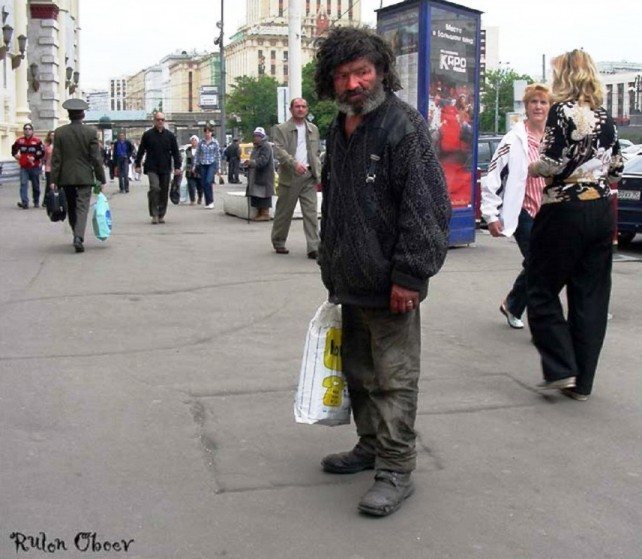 Бездомные в Москве
