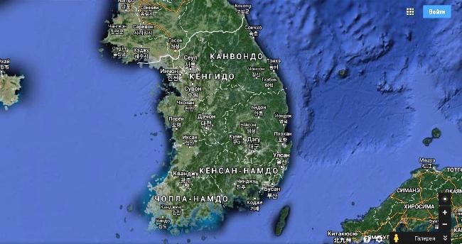 География Южной Кореи
